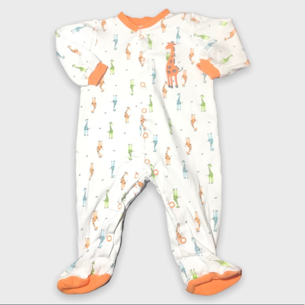 5/$20🥳 Long Sleeve Giraffe Print Cotton Sleeper
